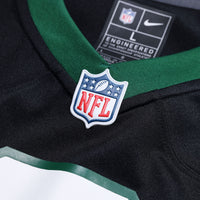 New York Jets Nike Legacy Black Alternate Custom Game Jersey