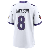 Baltimore Ravens Lamar Jackson Nike White Game Jersey