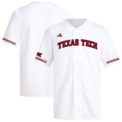 Texas Tech Red Raiders adidas Replica Baseball Jersey - White