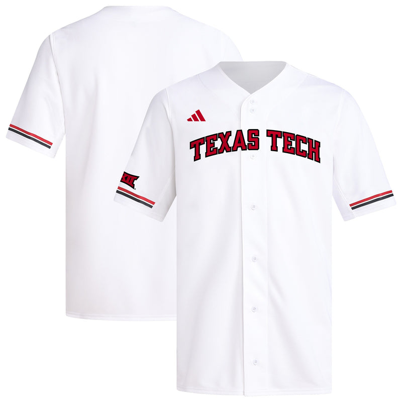 Texas Tech Red Raiders adidas Replica Baseball Jersey - White