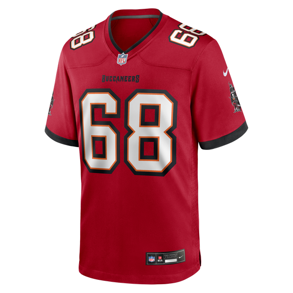 Tampa Bay Buccaneers Ben Bredeson Nike Red Game Jersey