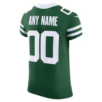 New York Jets Nike Legacy Green Vapor F.U.S.E. Elite Custom Jersey