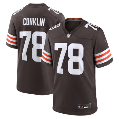 Cleveland Browns Jack Conklin Nike Brown Game Player Jersey