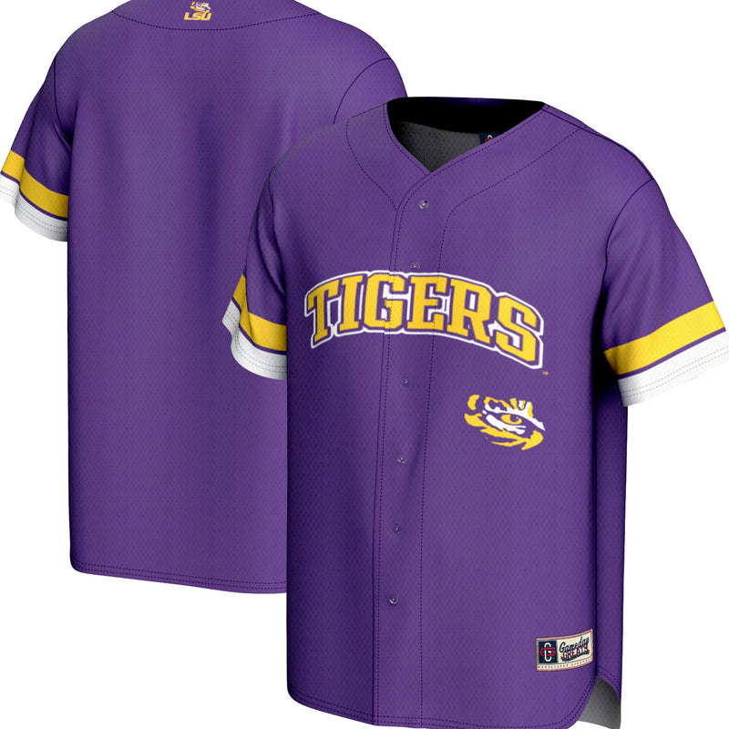 LSU Tigers GameDay Greats Spirit Baseball Jersey - Purple