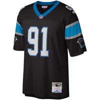 Carolina Panthers Kevin Greene Mitchell & Ness Black Legacy Replica Jersey