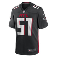 DeAngelo Malone Atlanta Falcons Nike Black Game Player Jersey