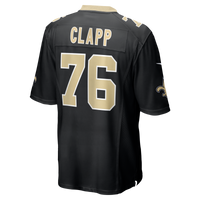 New Orleans Saints Will Clapp Nike Black Team Game Jersey