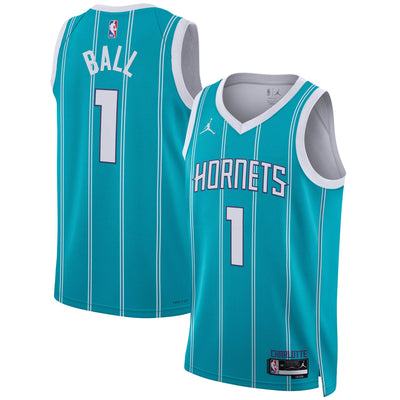 Charlotte Hornets Jordan Icon Swingman Jersey - Lamelo Ball -