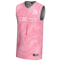 #1 San Jose State Spartans GameDay Greats Lightweight Basketball Jersey - Pink