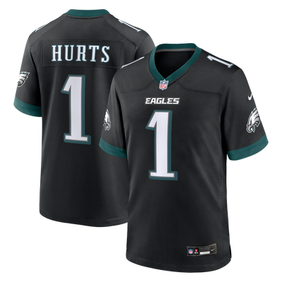 Philadelphia Eagles Jalen Hurts Nike Black Alternate Game Jersey