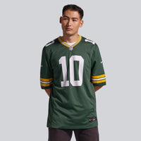 Green Bay Packers Jordan Love Nike Green Player Game Jersey