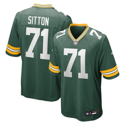 Green Bay Packers Josh Sitton Nike Green Retired Game Jersey