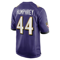 Baltimore Ravens Marlon Humphrey Nike Purple Game Team Jersey