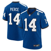 Indianapolis Colts Alec Pierce Nike Blue Alternate Game Jersey