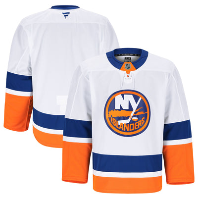 New York Islanders Fanatics White Away Authentic Pro Jersey