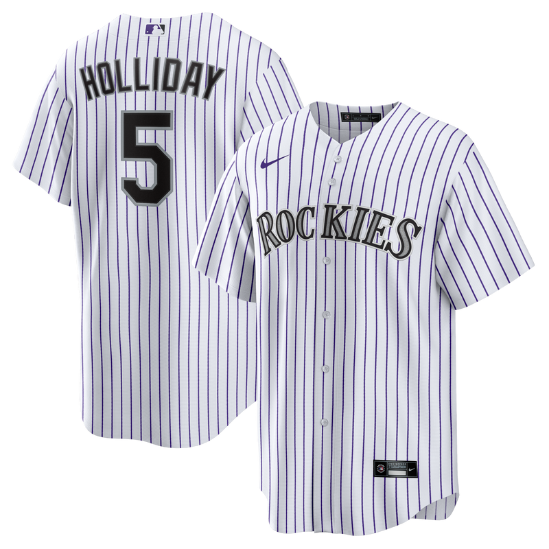Colorado Rockies Matt Holliday Nike White Home Retired Player Replica Jersey