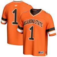 #1 Oklahoma State Cowboys GameDay Greats Lightweight Collegiate Football Fashion Jersey - Orange