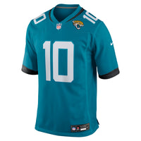Jacksonville Jaguars Carter Bradley Nike Teal Team Game Jersey