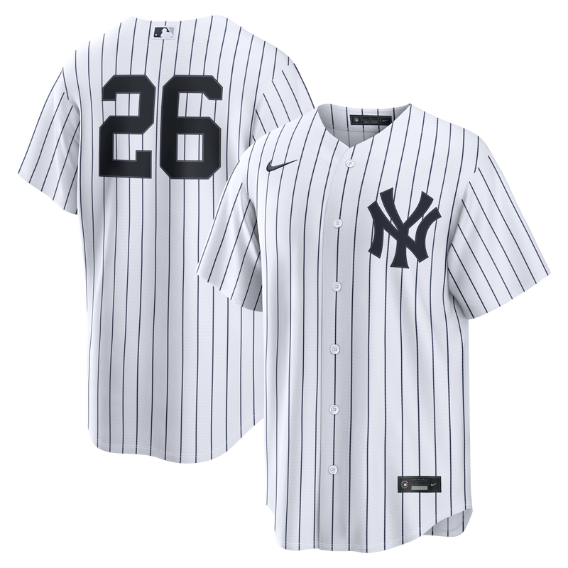 New York Yankees Luis García Jr. Nike White Home Replica Jersey