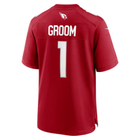 Arizona Cardinals Number 1 Groom Nike Cardinal Game Jersey
