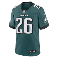 Philadelphia Eagles Saquon Barkley Nike Midnight Green Team Game Jersey