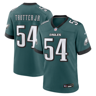 Philadelphia Eagles Jeremiah Trotter Jr. Nike Midnight Green Team Game Jersey