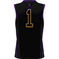 Male GameDay Greats #1 Black LSU Tigers Lightweight Basketball Jersey