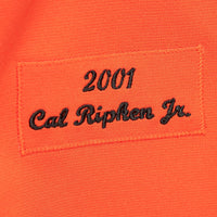 Baltimore Orioles Cal Ripken Jr. Mitchell & Ness Orange 2001 Cooperstown Collection Authentic Throwback Jersey