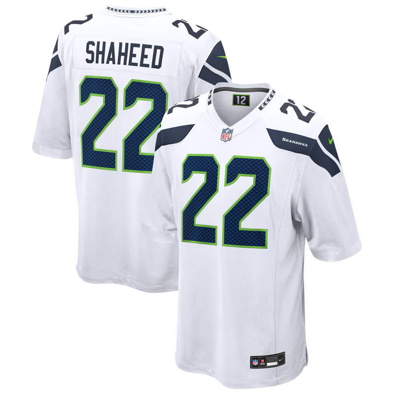 Seattle Seahawks Rashid Shaheed Nike White Game Jersey