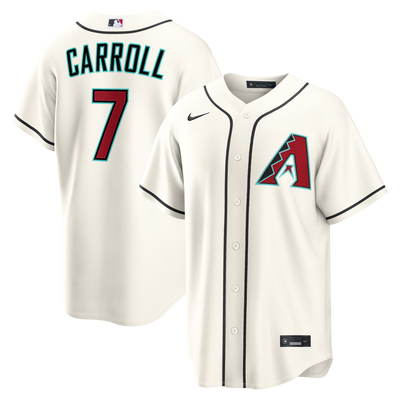 Arizona Diamondbacks Corbin Carroll Nike Cream Home Replica Jersey