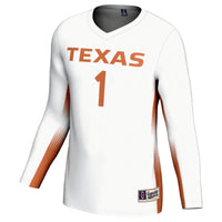 #1 Texas Longhorns GameDay Greats Lightweight Volleyball Jersey - White