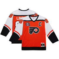 Philadelphia Flyers Eric Lindros Mitchell & Ness Orange Big & Tall 1996-97 Blue Line 2.0 Jersey