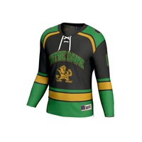 Notre Dame Fighting Irish GameDay Greats Lightweight Hockey NIL Pick-a-Player Fashion Jersey - Black