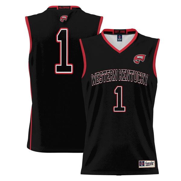 #1 Western Kentucky Hilltoppers GameDay Greats Lightweight Basketball Jersey - Black