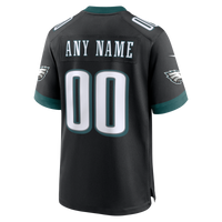 Philadelphia Eagles Nike Black Alternate Custom Game Jersey