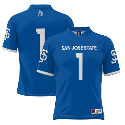 #1 San Jose State Spartans GameDay Greats Football Jersey - Royal