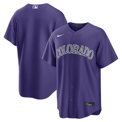 Colorado Rockies Nike Purple Alternate Replica Jersey