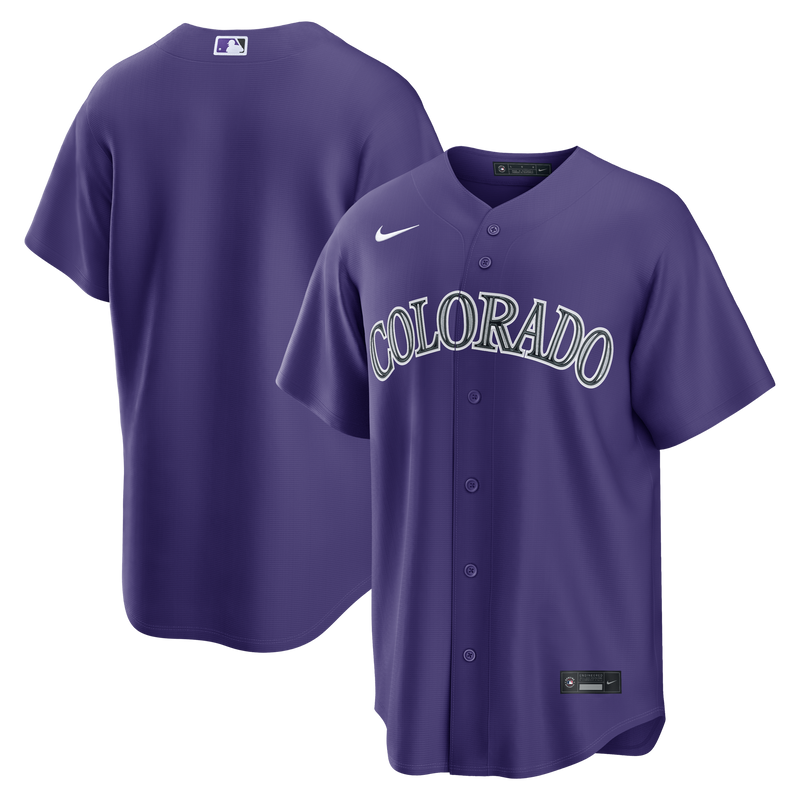 Colorado Rockies Nike Purple Alternate Replica Jersey