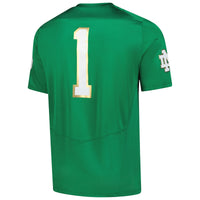 Notre Dame Fighting Irish Under Armour Replica Football Jersey - Green