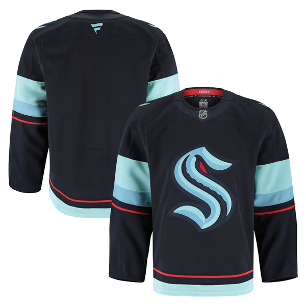 Seattle Kraken Fanatics Deep Sea Blue Home Authentic Pro Jersey
