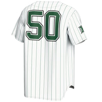 GameDay Greats #1 White Hawaii Rainbow Warriors Lightweight Baseball Jersey