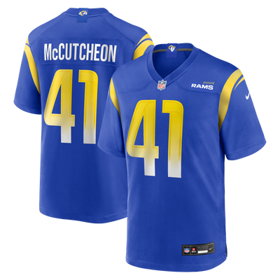 Los Angeles Rams Cameron McCutcheon Nike Royal Game Jersey