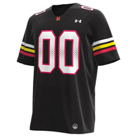 Maryland Terrapins Under Armour Alternate NIL Pick-A-Player Replica Football Jersey - Black