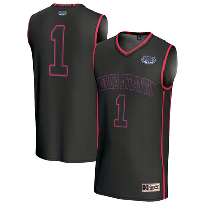 #1 Florida Atlantic Owls GameDay Greats Lightweight Basketball Jersey - Black
