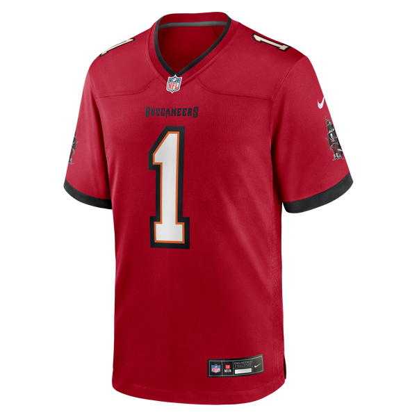 Tampa Bay Buccaneers Number 1 Groom Nike Red Game Jersey