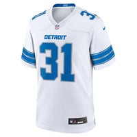 Detroit Lions Kerby Joseph Nike White Game Jersey