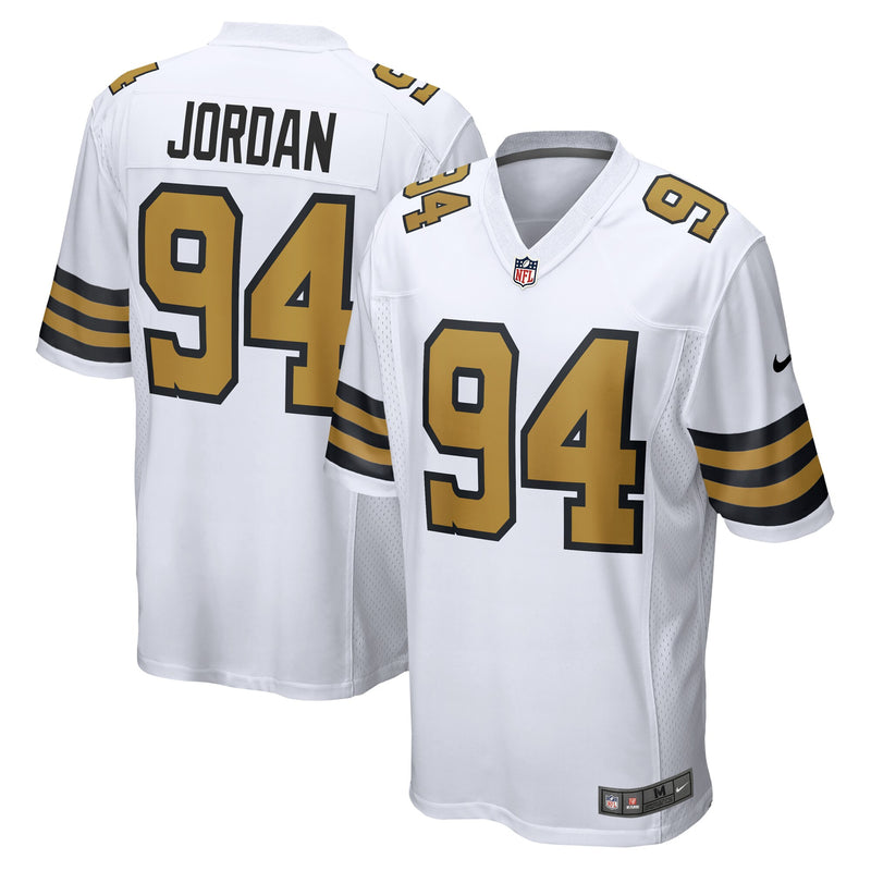 New Orleans Saints Cameron Jordan Nike White Alternate Game Jersey