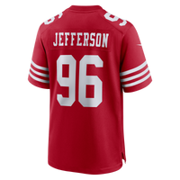 San Francisco 49ers Jordan Jefferson Nike Scarlet Team Game Jersey