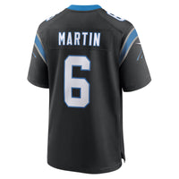 Carolina Panthers Sam Martin Nike Black Team Game Jersey