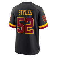 Washington Commanders Sonny Styles Nike Black Game Player Jersey